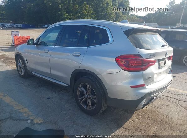 5UXTY3C01M9H42767 2021 BMW X3 Silver Trasero izquierdo