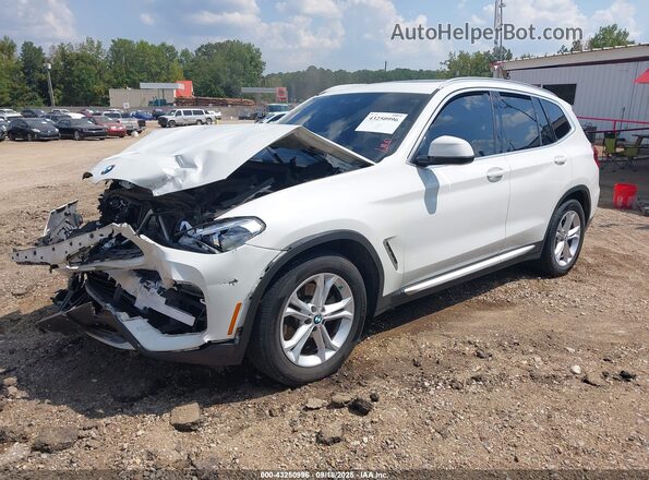 5UXTY3C04L9B70317 2020 BMW X3 White Przód lewy