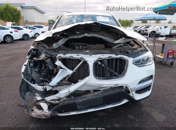 5UXTY3C05M9E61328 2021 BMW X3 White Instrument cluster view