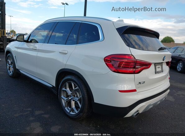 5UXTY3C05M9E61328 2021 BMW X3 White Rear left