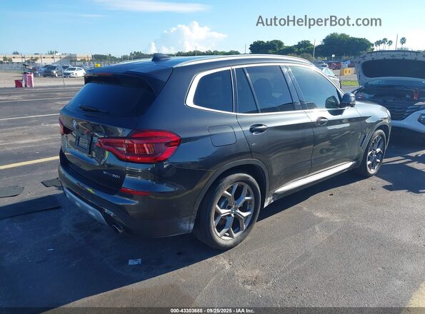 5UXTY3C07M9E58110 2021 BMW X3 Gray Tył prawy