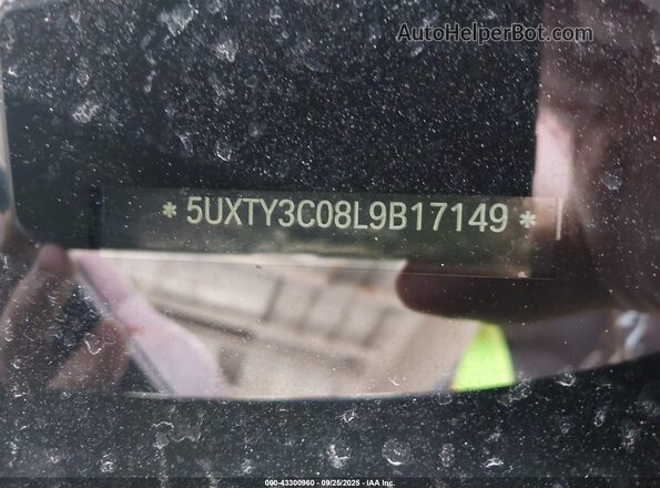 5UXTY3C08L9B17149 2020 BMW X3 Черный Вид подкапотного пространства