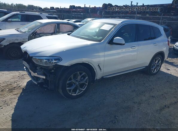5UXTY3C0XLLE55574 2020 BMW X3 White Передня ліва чверть
