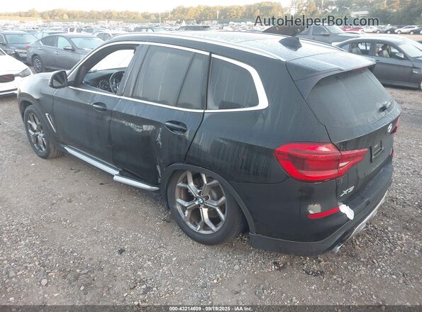 5UXTY5C00M9F13010 2021 BMW X3 Черный Задняя левая четверть