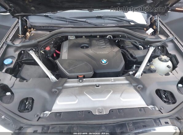 5UXTY5C00M9F13010 2021 BMW X3 Черный Вид сзади