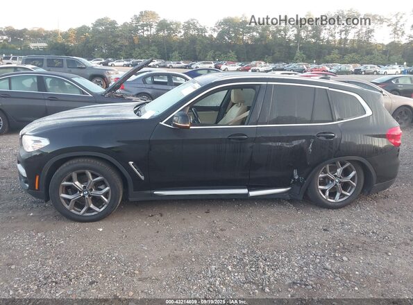 5UXTY5C00M9F13010 2021 BMW X3 Черный Панорамный вид салона 360°