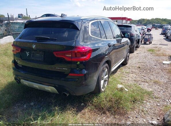 5UXTY5C02LLT32182 2020 BMW X3 Черный Задняя правая четверть