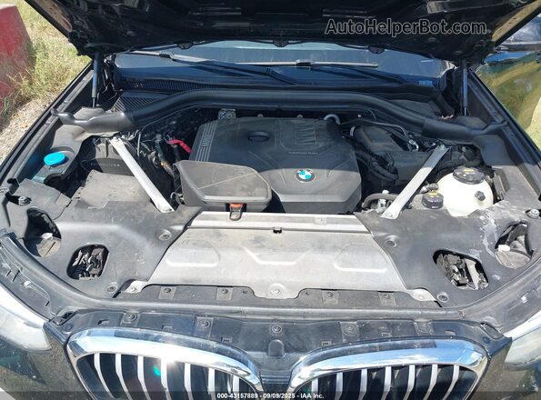 5UXTY5C02LLT32182 2020 BMW X3 Черный Вид сзади
