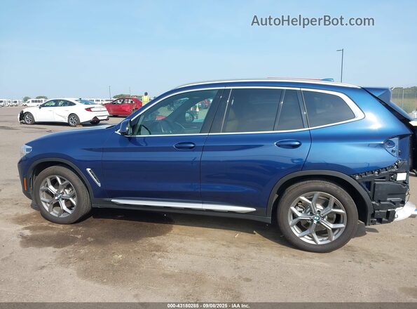 5UXTY5C04LLT39019 2020 BMW X3 Blue 