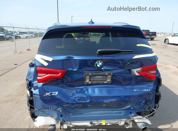 5UXTY5C04LLT39019 2020 BMW X3 Blue 