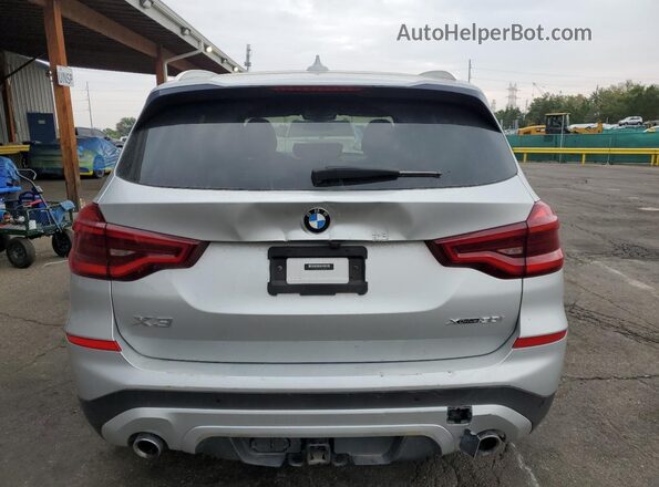 5UXTY5C04M9E30020 2021 BMW X3 Silver უკანა ხედი
