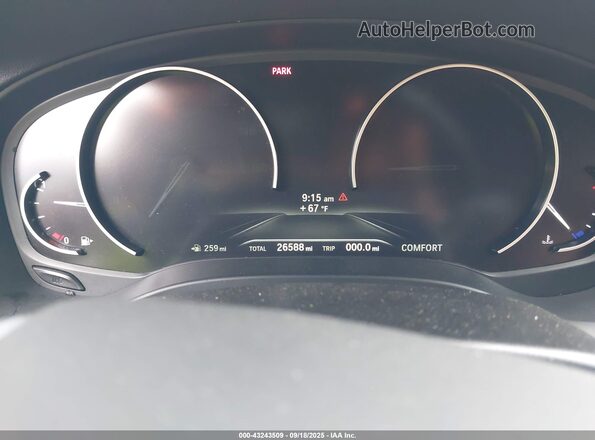 5UXTY5C05M9G83864 2021 BMW X3 Blue Vista de los asientos traseros