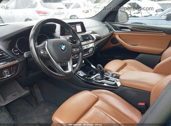 5UXTY5C05M9G83864 2021 BMW X3 Blue Vista interior delantera