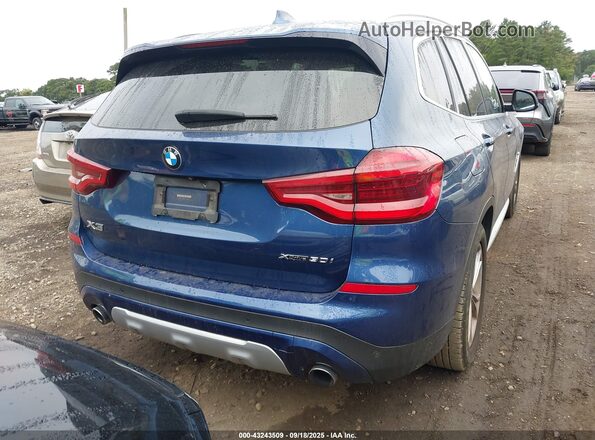 5UXTY5C05M9G83864 2021 BMW X3 Blue 