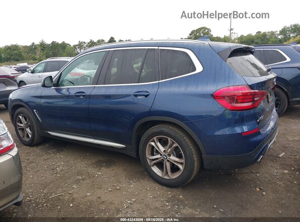 5UXTY5C05M9G83864 2021 BMW X3 Blue Vista interior de 360 grados