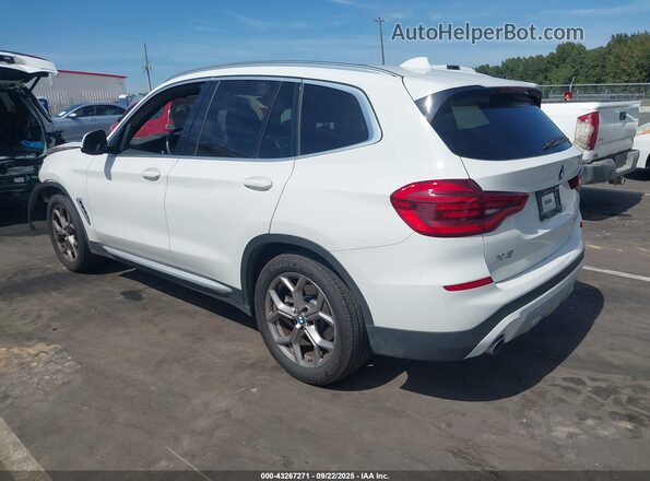 5UXTY5C06M9E93541 2021 BMW X3 White Задня ліва чверть