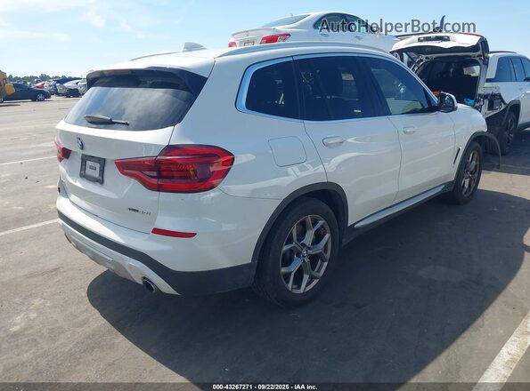 5UXTY5C06M9E93541 2021 BMW X3 White Задня права чверть