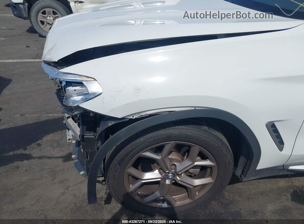 5UXTY5C06M9E93541 2021 BMW X3 White 