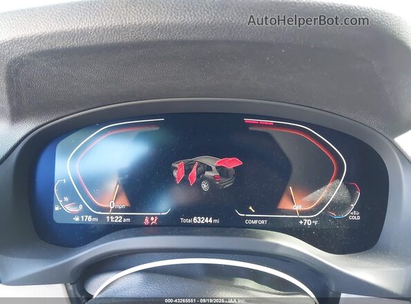 5UXTY5C06M9F33407 2021 BMW X3 Black Հետևի նստատեղերի տեսք