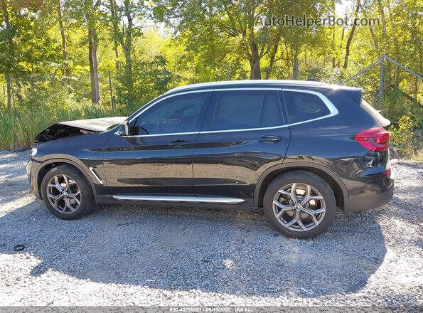 5UXTY5C06M9F33407 2021 BMW X3 Black Սալոնի 360 աստիճան տեսք