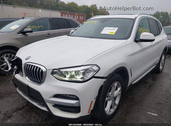 5UXTY5C07L9C08036 2020 BMW X3 White Передня ліва чверть
