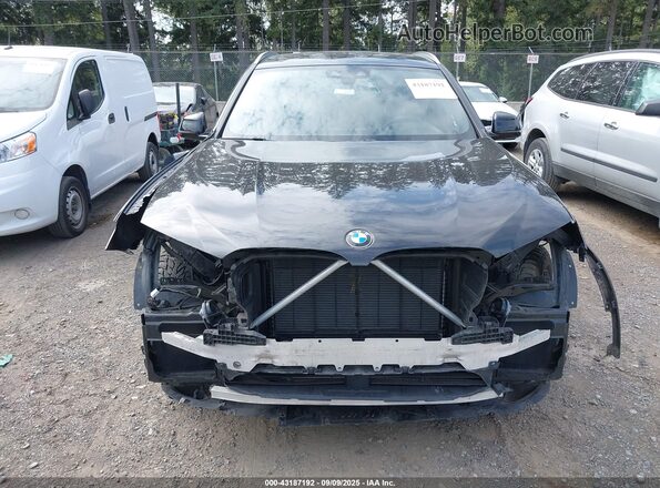 5UXTY5C07M9H21918 2021 BMW X3 Black Սալոնի հետևի տեսք