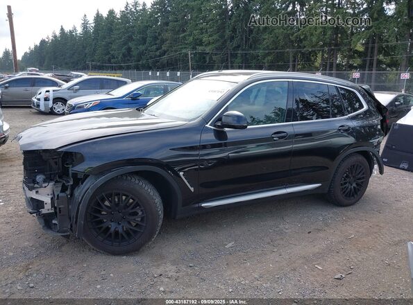 5UXTY5C07M9H21918 2021 BMW X3 Black 
