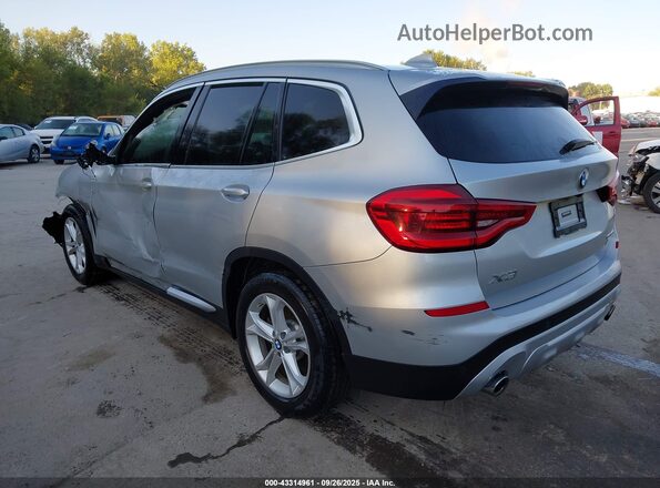 5UXTY5C08L9C71162 2020 BMW X3 Серебряный Задняя левая четверть