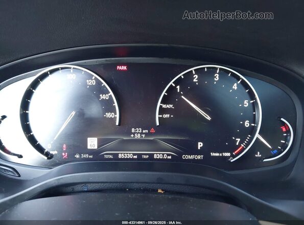 5UXTY5C08L9C71162 2020 BMW X3 Серебряный Вид задних сидений