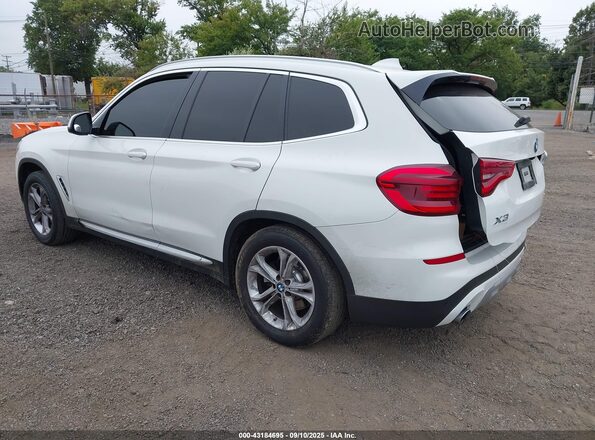 5UXTY5C08M9E71248 2021 BMW X3 White Rear left