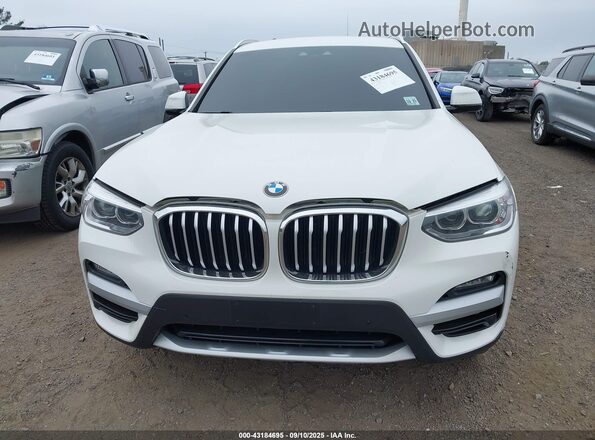 5UXTY5C08M9E71248 2021 BMW X3 White Instrument cluster view