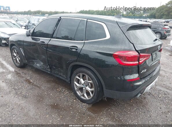 5UXTY5C08M9F11151 2021 BMW X3 Black Հետևի ձախ