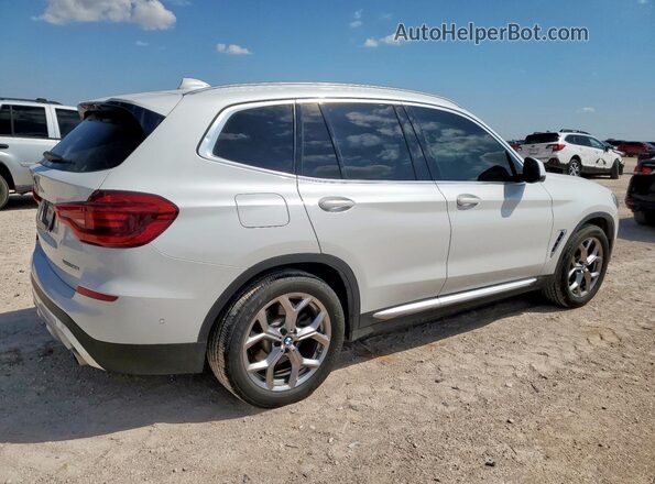 5UXTY5C09L9B66825 2020 BMW X3 Белый Задняя правая четверть
