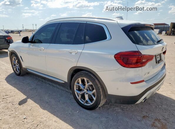 5UXTY5C09L9B66825 2020 BMW X3 Белый Задняя левая четверть