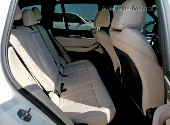 5UXTY5C09L9B66825 2020 BMW X3 Белый Вид задней части салона