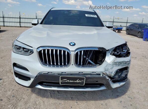 5UXTY5C09L9B66825 2020 BMW X3 Белый Вид спереди