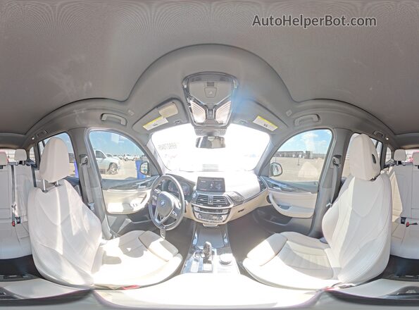 5UXTY5C09L9B66825 2020 BMW X3 Белый Панорамный вид салона 360°