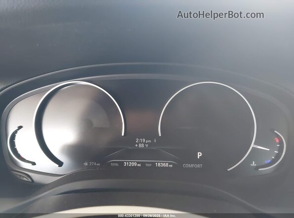 5UXTY5C09M9E65510 2021 BMW X3 Black Вид задніх сидінь