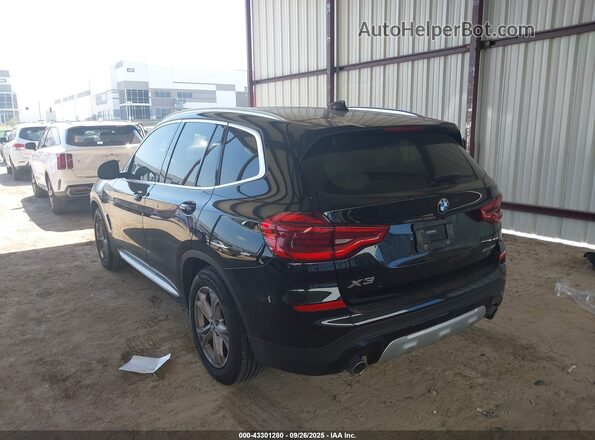 5UXTY5C09M9E65510 2021 BMW X3 Black Задня ліва чверть
