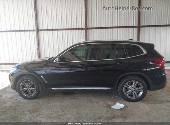 5UXTY5C09M9E65510 2021 BMW X3 Black Панорамний вид салону 360°