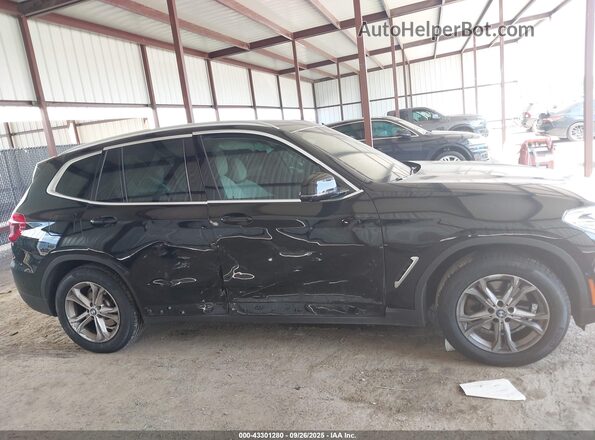 5UXTY5C09M9E65510 2021 BMW X3 Black Вид задньої частини салону