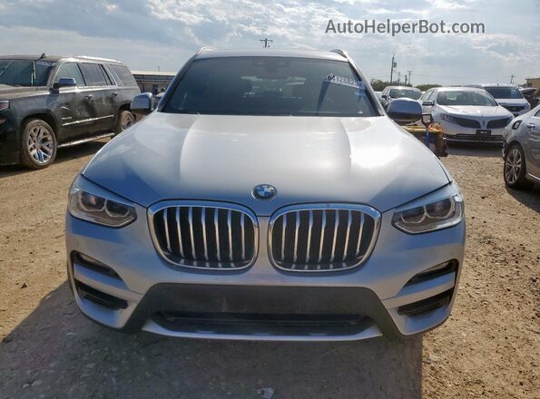 5UXTY5C09M9F59807 2021 BMW X3 Серебряный 