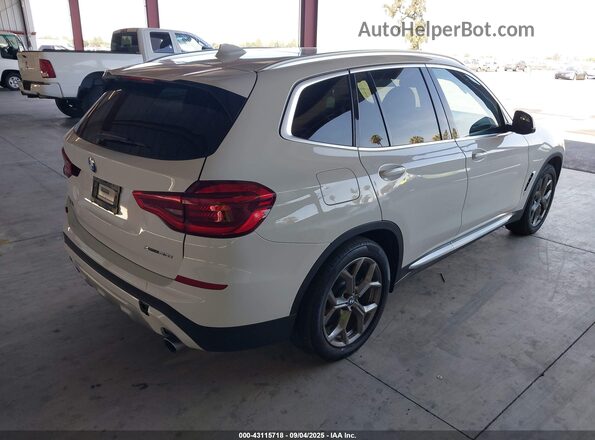 5UXTY5C0XM9E83207 2021 BMW X3 White Rear right