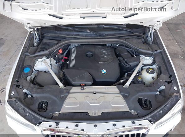 5UXTY5C0XM9E83207 2021 BMW X3 White Rear view