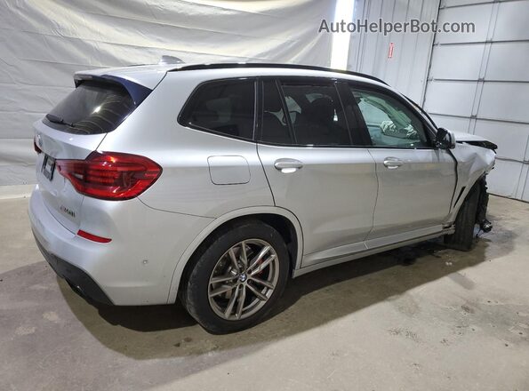 5UXTY9C01M9F82215 2021 BMW X3 Silver Tył prawy
