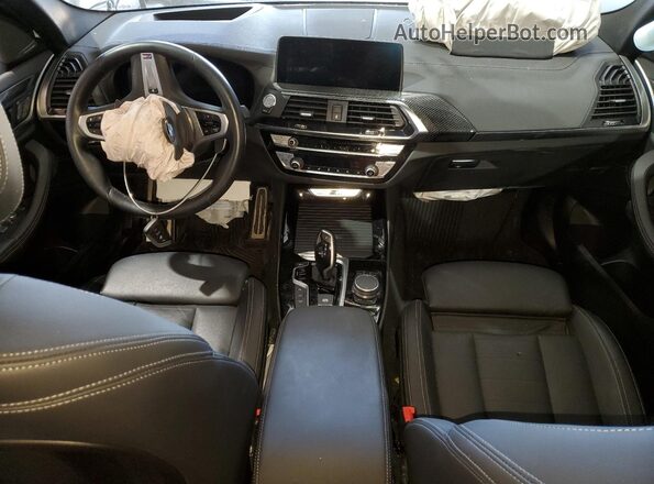 5UXTY9C01M9F82215 2021 BMW X3 Silver Widok deski rozdzielczej