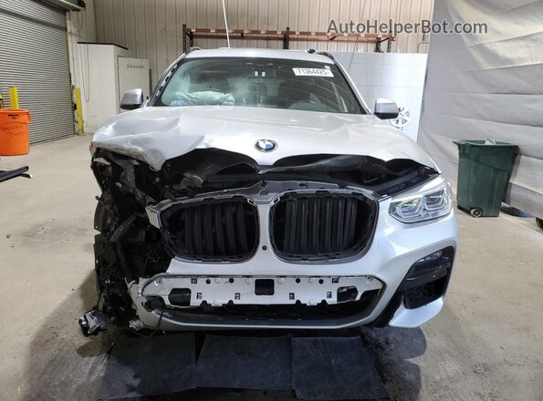 5UXTY9C01M9F82215 2021 BMW X3 Silver Widok z przodu