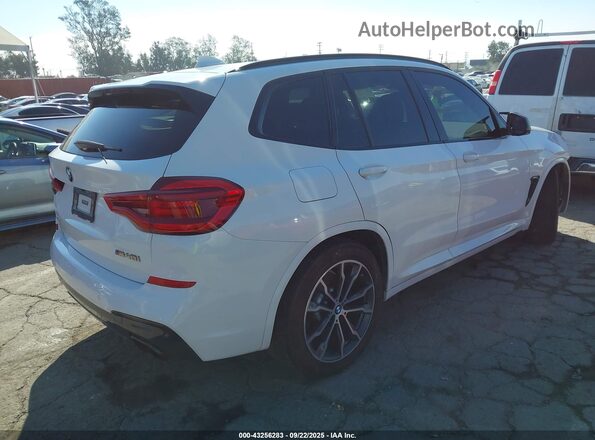 5UXTY9C06L9B57541 2020 BMW X3 Белый Задняя правая четверть