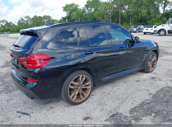 5UXTY9C08L9B83588 2020 BMW X3 Черный Задняя правая четверть