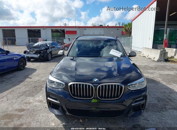 5UXTY9C08L9B83588 2020 BMW X3 Черный Вид спереди
